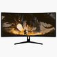 Arozzi Nova 34" Curved VA 165Hz Gaming Monitor in Black, , large
