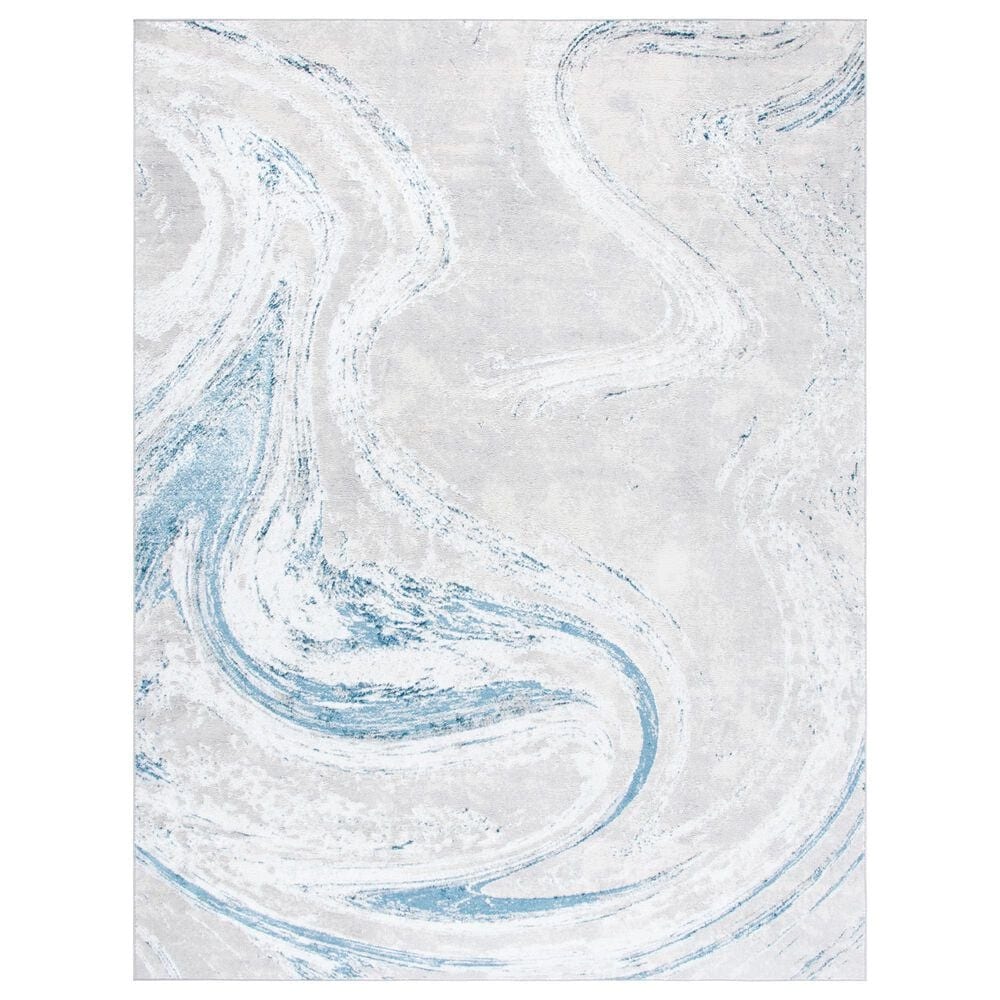 Safavieh Orchard 9" x 12" Grey and Blue Area Rug, , large