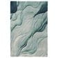 Nourison Prismatic Silver and Green 3"9" x 5"9" Area Rug, , large