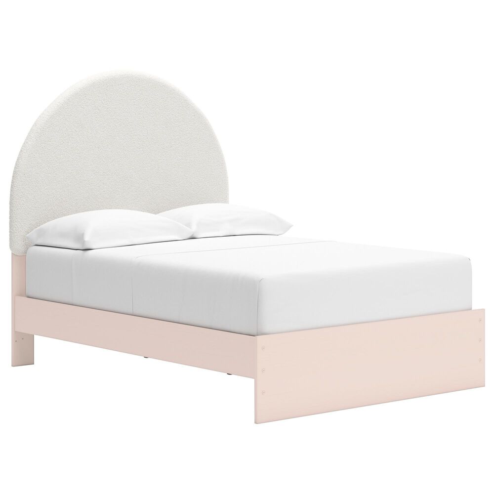 Ashley Wistenpine Full Upholstered Panel Bed with 1 Storage Unit, , large