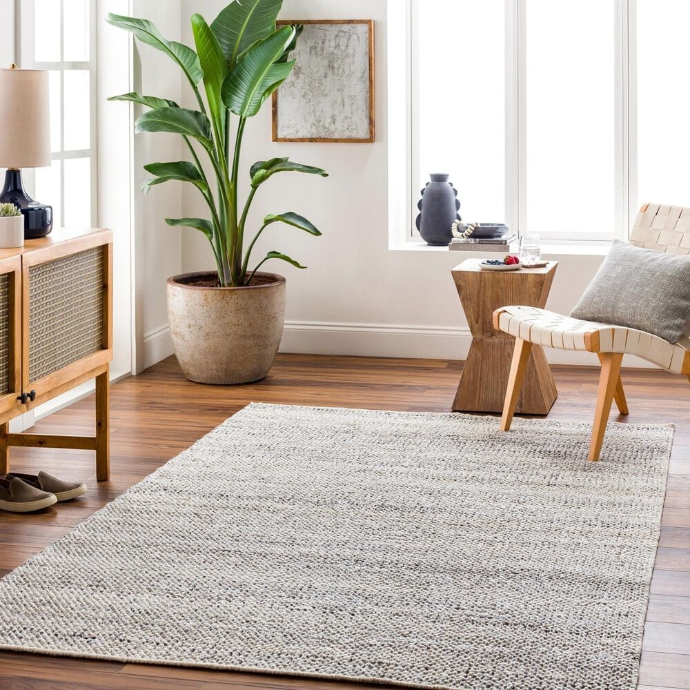 Surya Reika Light Gray, Charcoal, White, Beige and Medium Gray 10&#39; x 14&#39; Indoor/Outdoor Area Rug, , large