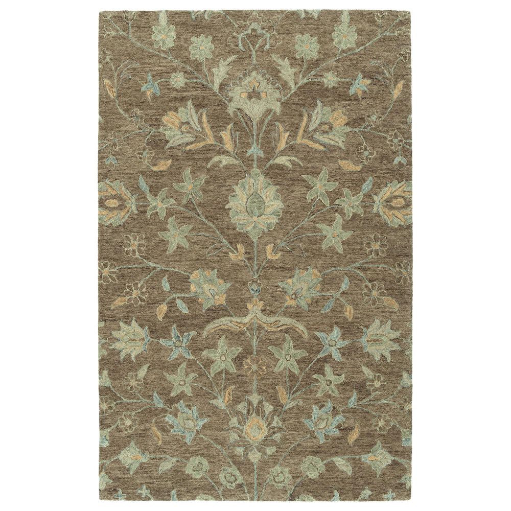 Kaleen Rugs Chancellor 10" x 14" Brown, Taupe, Fawn, Sage and Spa Area Rug, , large