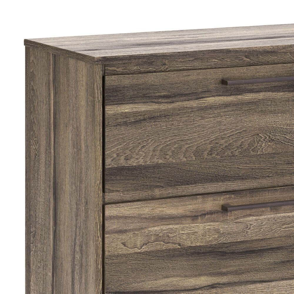 Ashley Elbrim Dresser and Mirror in Weathered Brown, , large