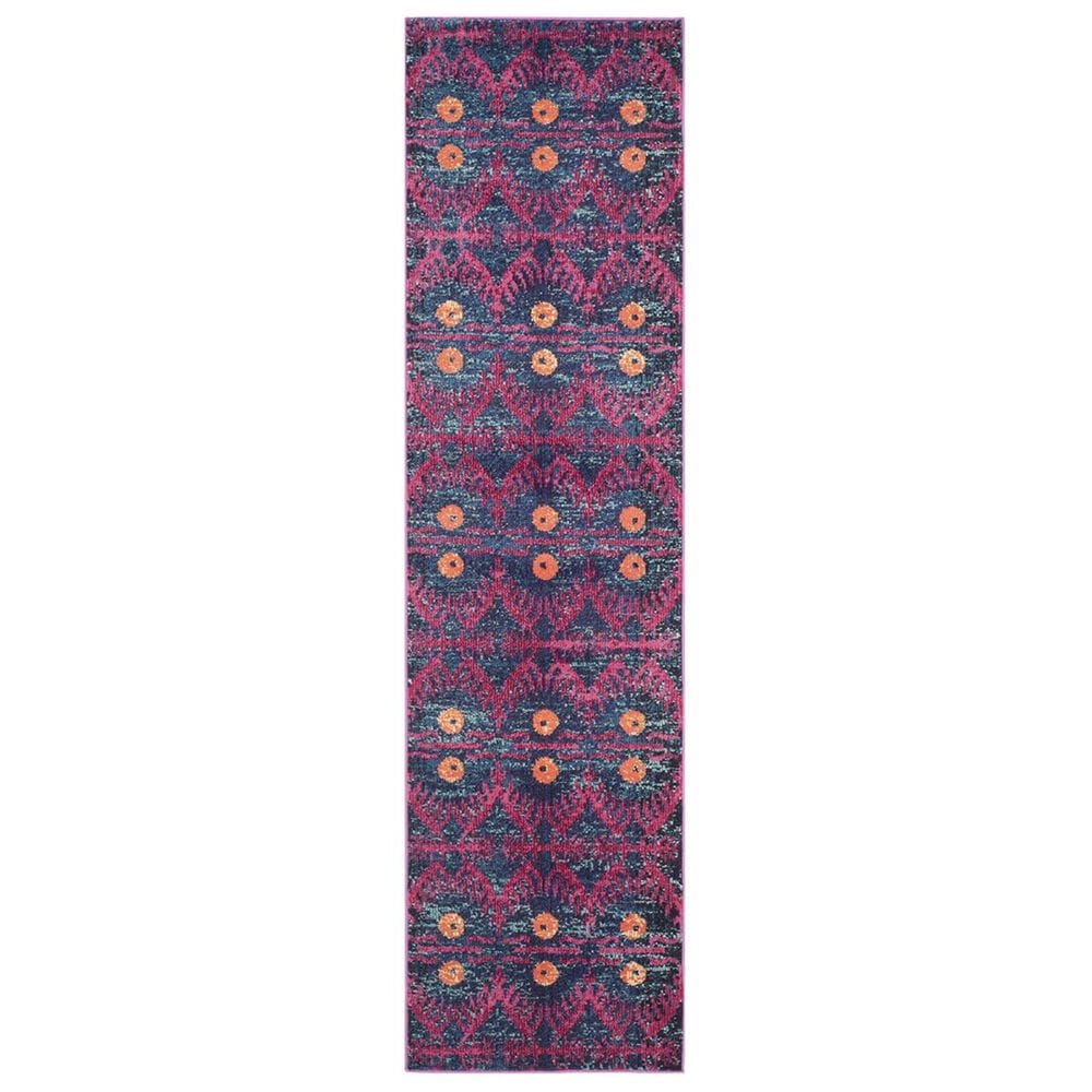 Safavieh Monaco MNC213D-28 2&#39;2&quot; x 8&#39; Pink/Multi Runner, , large