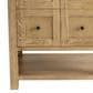 James Martin Vanities Breckenridge 30" Single Bathroom Vanity in Light Natural Oak with 3 cm Eternal Marfil Quartz Top and Rectangular Sink, , large