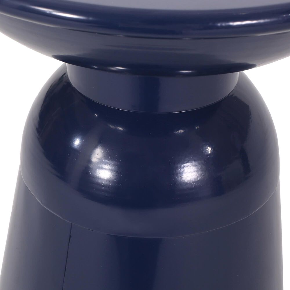 Hearth and Haven Serenita Patio Side Tables in Navy Blue &#40;Set of 2&#41;, , large