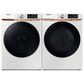 Samsung 5.0 Cu. Ft. Front Load Washer and 7.5 Cu. Ft. Electric Dryer Laundry Pair in Ivory, , large