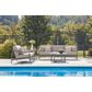 Ashley Ocean Beach Stationary Sofa with Cushions in Gray, , large
