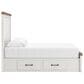 Ashley Savonport Queen Storage Panel Bed in White and Brown, , large
