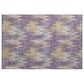 Dalyn Rug Company Soft Essentials Chevron Plum 1"8" x 2"6" Area Rug, , large