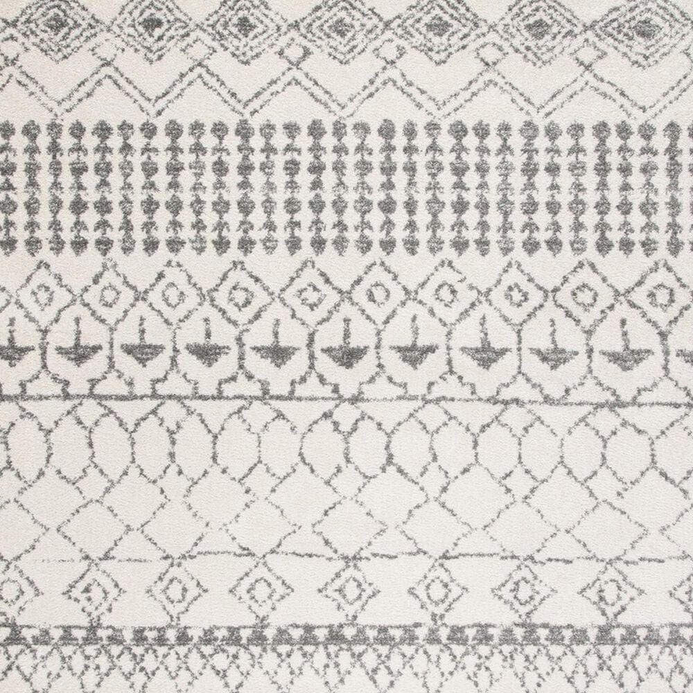 Safavieh Tulum  Traditional 6&#39;7&quot; Square Ivory and Grey Area Rug, , large