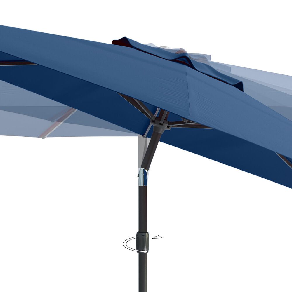 CorLiving 10&#39; UV &amp; Wind Resistant Patio Umbrella in Cobalt Blue, , large