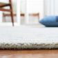 Safavieh Micro-Loop 8" x 10" Blue and Beige Area Rug, , large
