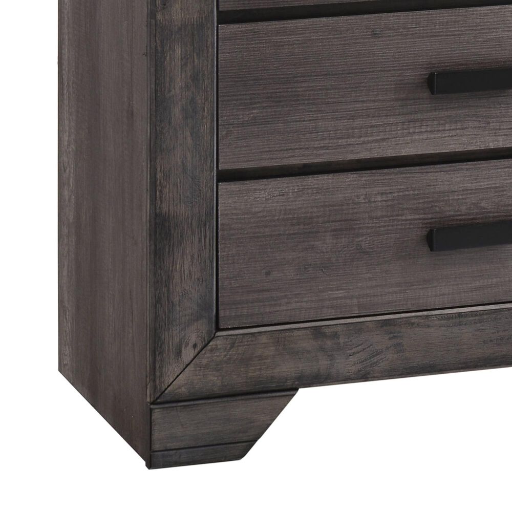 Mayberry Hill Nathan 5-Drawer Chest in Distressed Gray, , large