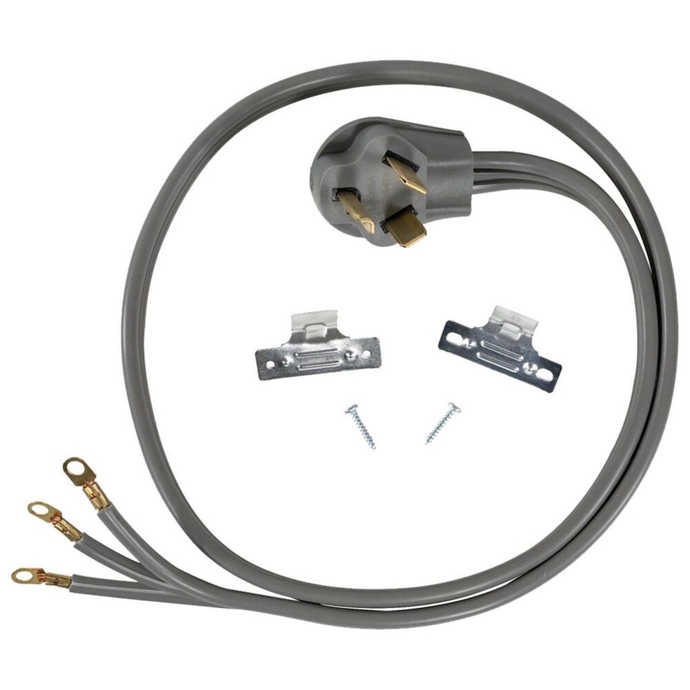 Certified Appliance Accessories 3-Prong Dryer Cord &#40;30-Amp&#41; - 4 Ft., , large