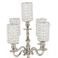 Maple and Jade 15" x 29" Hurricane Lamp in Silver, , large