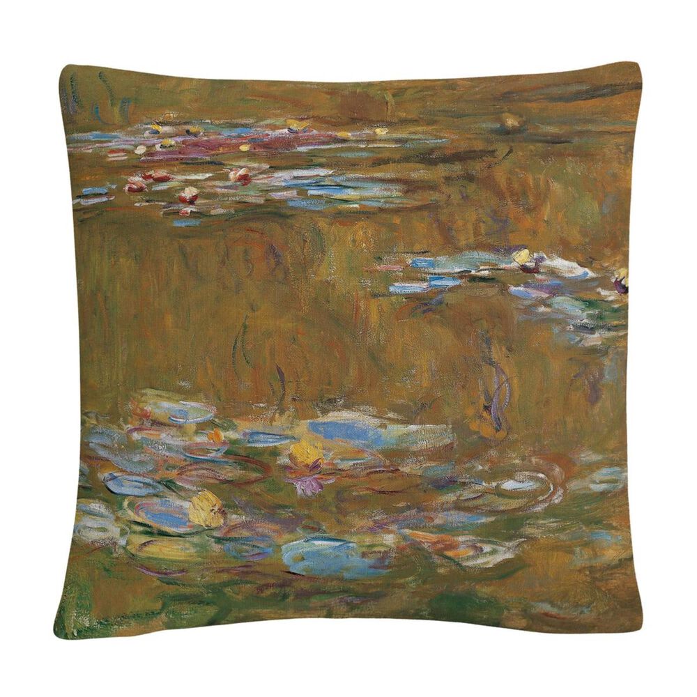 Timberlake Claude Monet "The Water Lily Pond" 16 X 16 Decorative Throw Pillow, , large