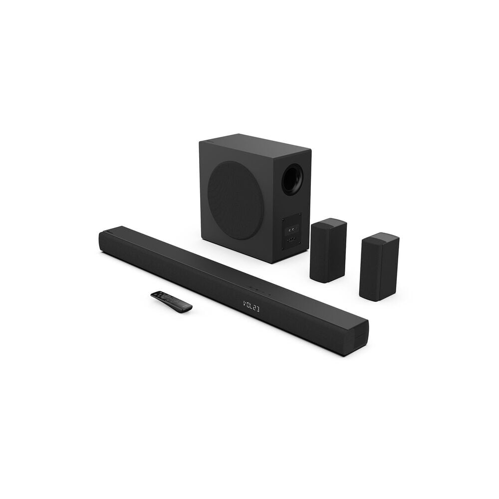 Hisense HS5100 5.1 Channel Dolby Digital Plus | DTS: X, Sound Bar with Wireless Subwoofer and Surround Speaker, , large