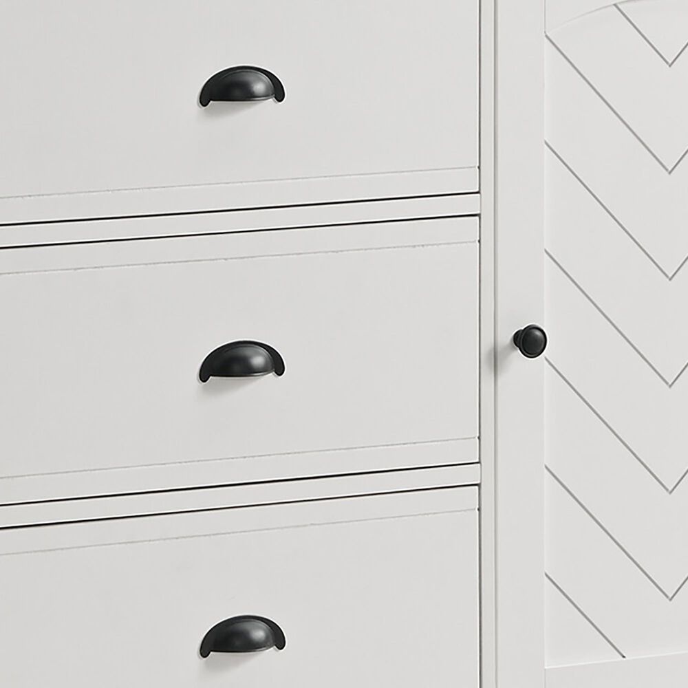 Mayberry Hill Kona 6-Drawer Dresser in White, , large