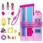 Polly Pocket Barbie Dreamhouse Playset with Three Micro Dolls and Accessories in Pink, , large