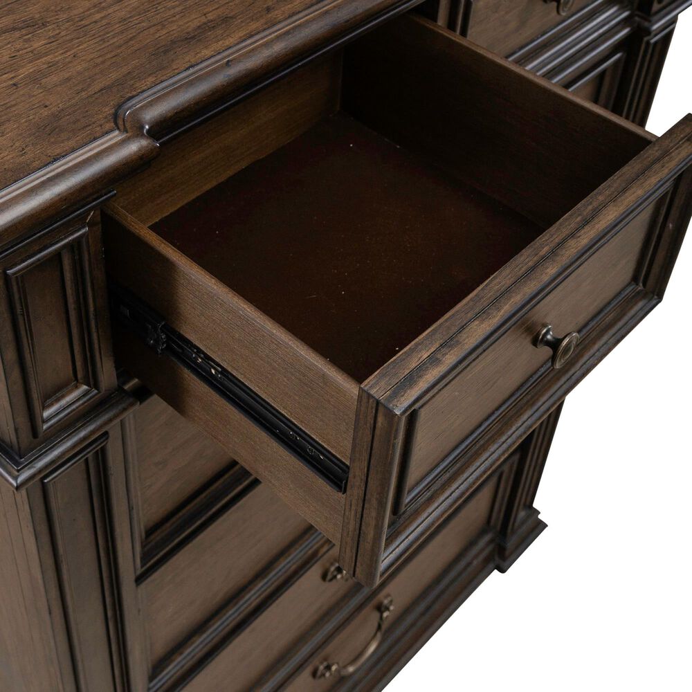 Belle Furnishings Provence Park 6-Drawer Chest in Chateau Brown, , large