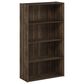 HOMLUX 4-Tier Open Shelf Bookcase in Columbia Walnut, , large