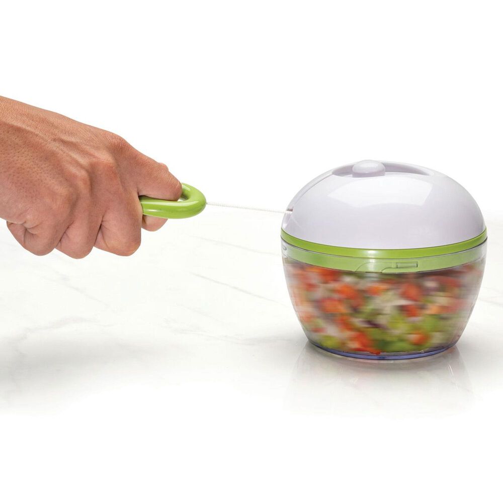 Joie String Pull Mincer in White and Green, , large