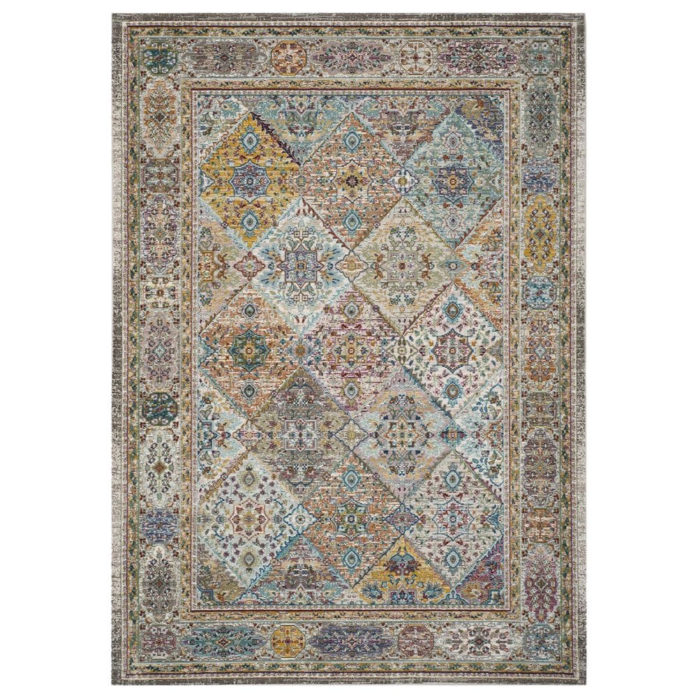 Safavieh Aria ARA127C 5"1" x 7"6" Cream and Multicolor Area Rug, , large