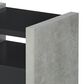 Furniture of America Anderson End Table in Black/Cement, , large