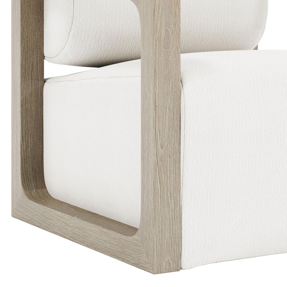 Bernhardt Leilani Outdoor Swivel Chair in White/Cream, , large