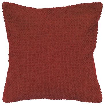 Rizzy Home 20" x 20" Poly-Fill Pillow in Dark Red, , large