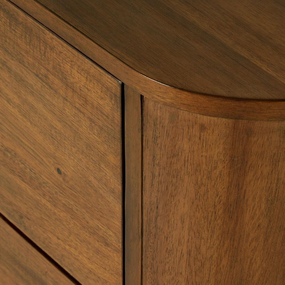 Four Hands Paden 2-Drawer Nightstand in Seasoned Brown Acacia, , large