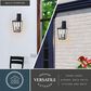 Vaxcel Cottage Grove 2-Light Outdoor Wall Sconce in Matte Black, , large