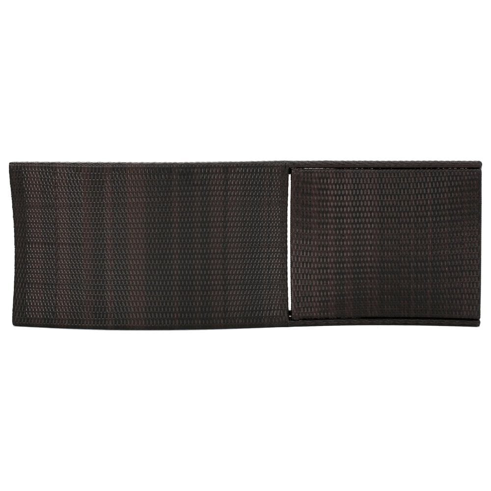 Hearth and Haven Salem PE Wicker Chaise Lounge in Multi Brown, , large