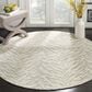 Safavieh Marbella MRB632A 6" Round Light Grey and Ivory Area Rug, , large