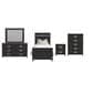 Mayberry Hill Tobias 5-Piece Twin Panel Bedroom Set in Black, , large
