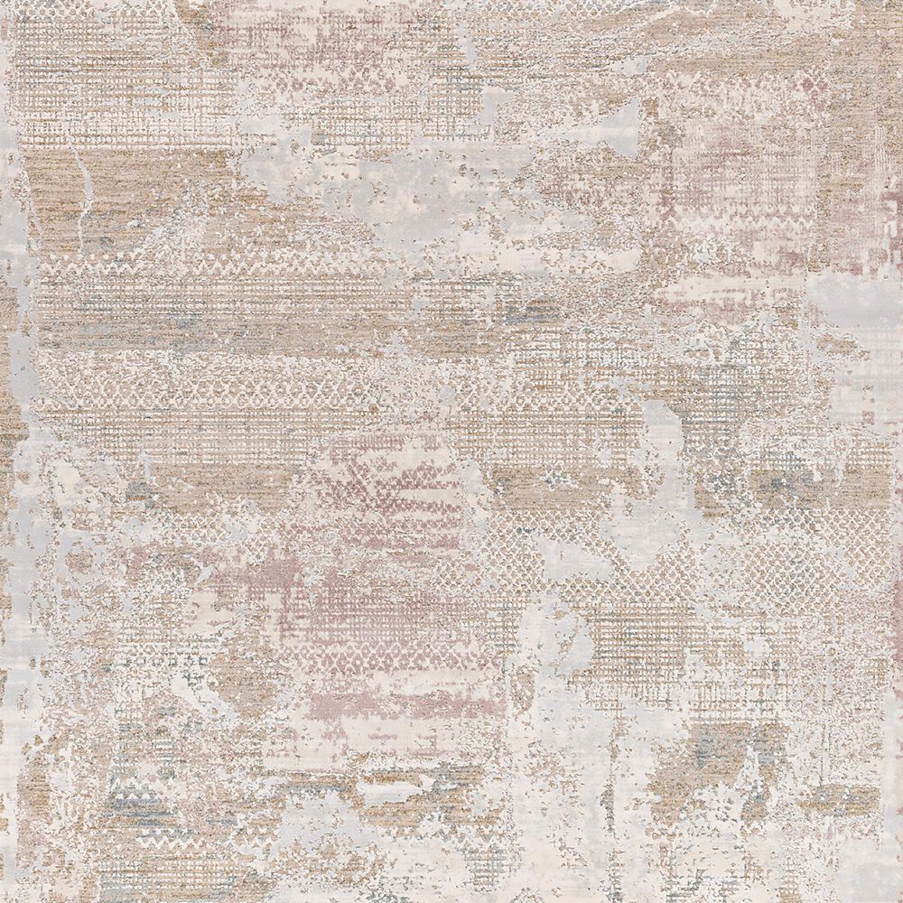 Surya Brunswick 5&#39; x 7&#39;5&quot; Cream, Light Slate, Taupe, Tan, Dusty Pink and Blue Area Rug, , large