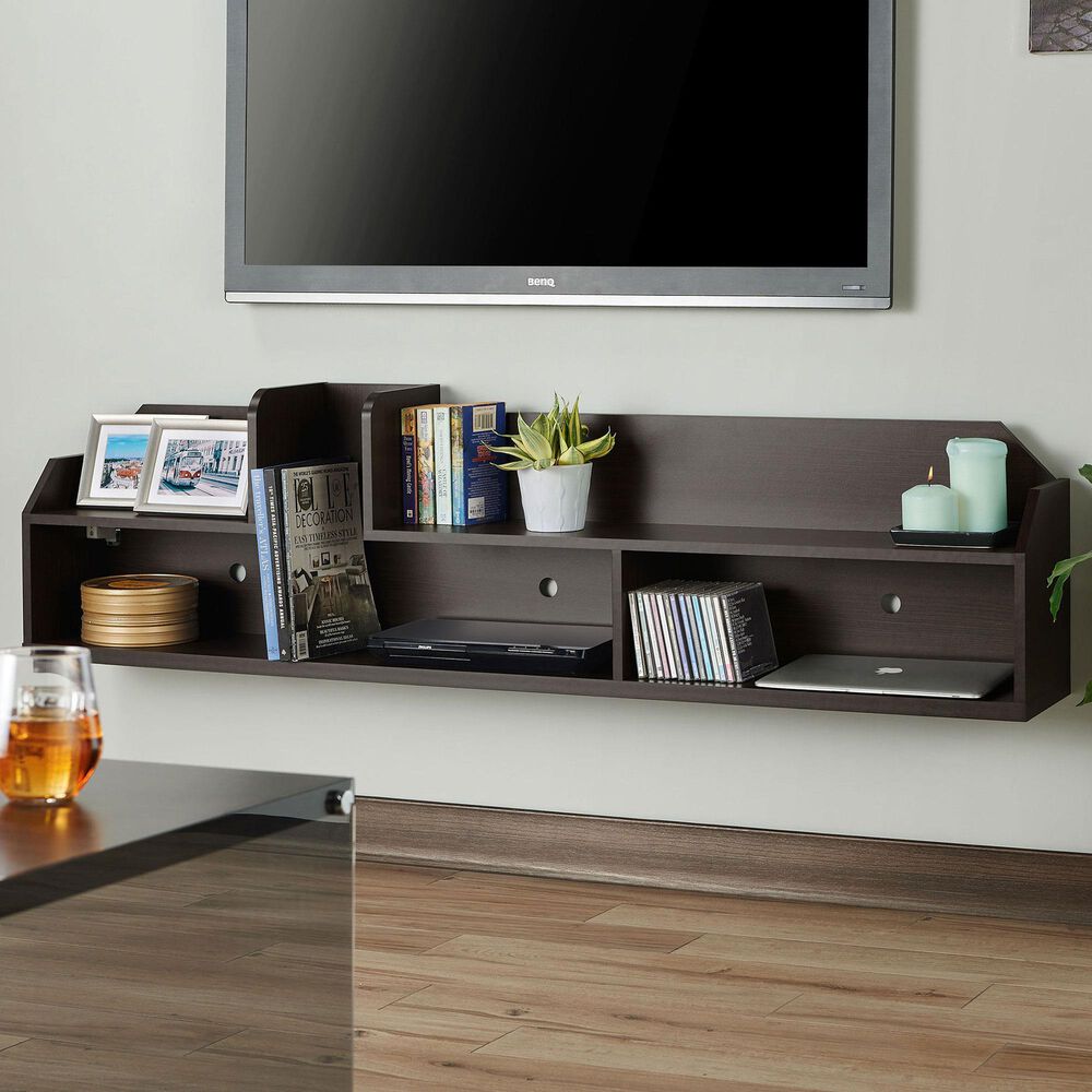 Furniture of America Morris 63&quot; TV Stand in Walnut, , large