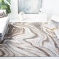 Safavieh Craft CFT819D 8" x 10" Gold and Grey Area Rug, , large