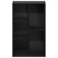 HOMLUX 5-Cube Open Shelf Storage Bookcase in Blackwood, , large