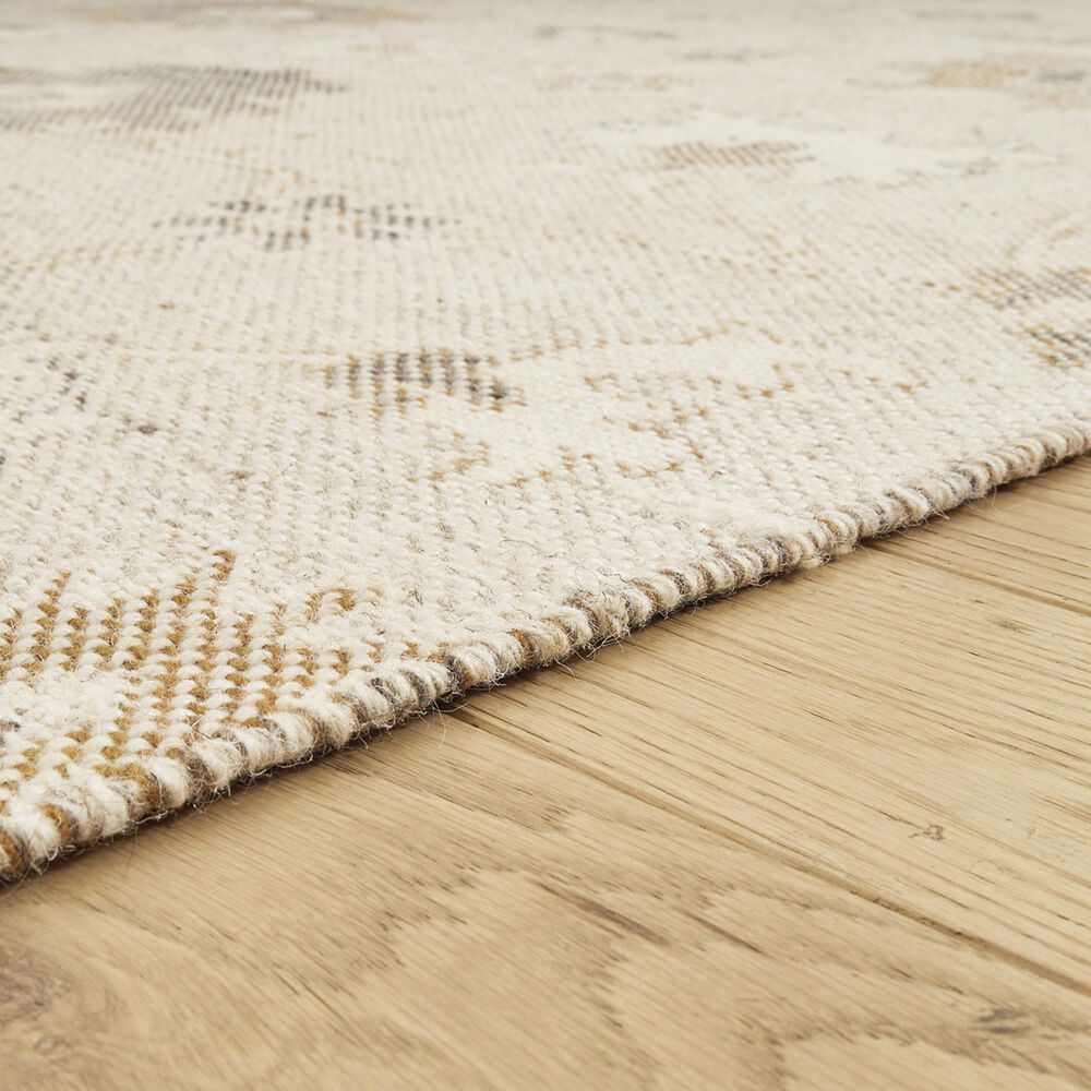Ashley Calkin 8&#39; x 10&#39; Linen, Gray and Caramel Area Rug, , large