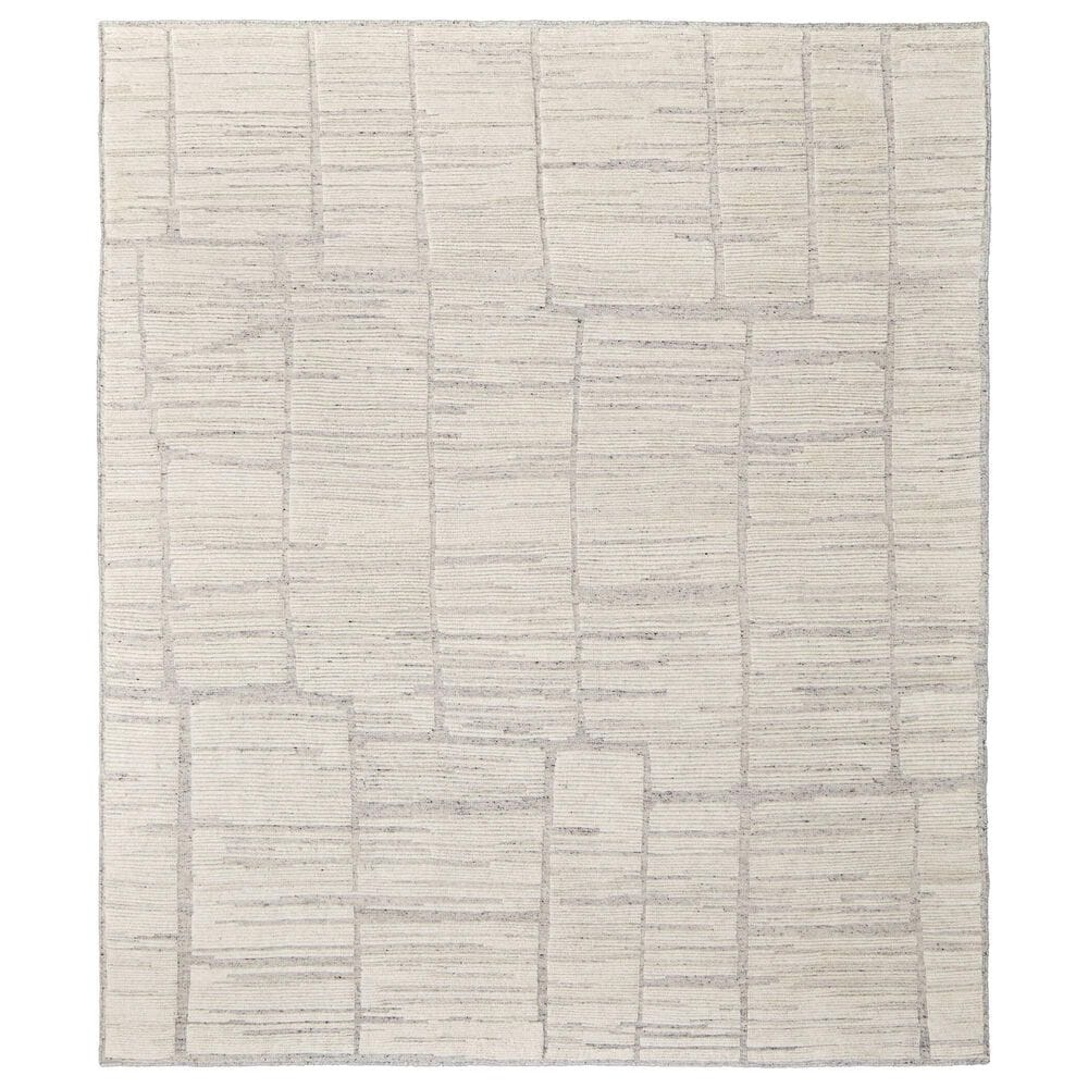 Feizy Bluff 8" x 10" Gray and Natural Area Rug, , large