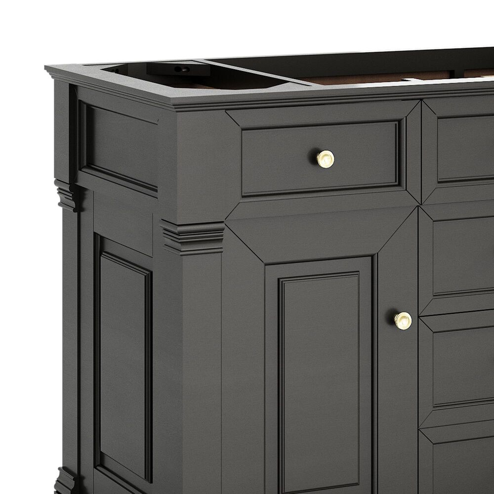 James Martin Vanities Brookfield 48&quot; Single Bathroom Vanity Cabinet in Black Onyx, , large