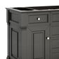 James Martin Vanities Brookfield 48" Single Bathroom Vanity Cabinet in Black Onyx, , large