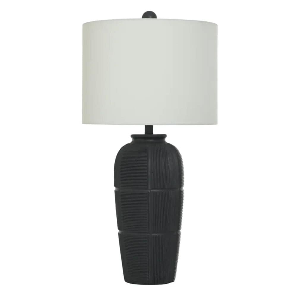 Flair Industries Indore Black Table Lamp, , large