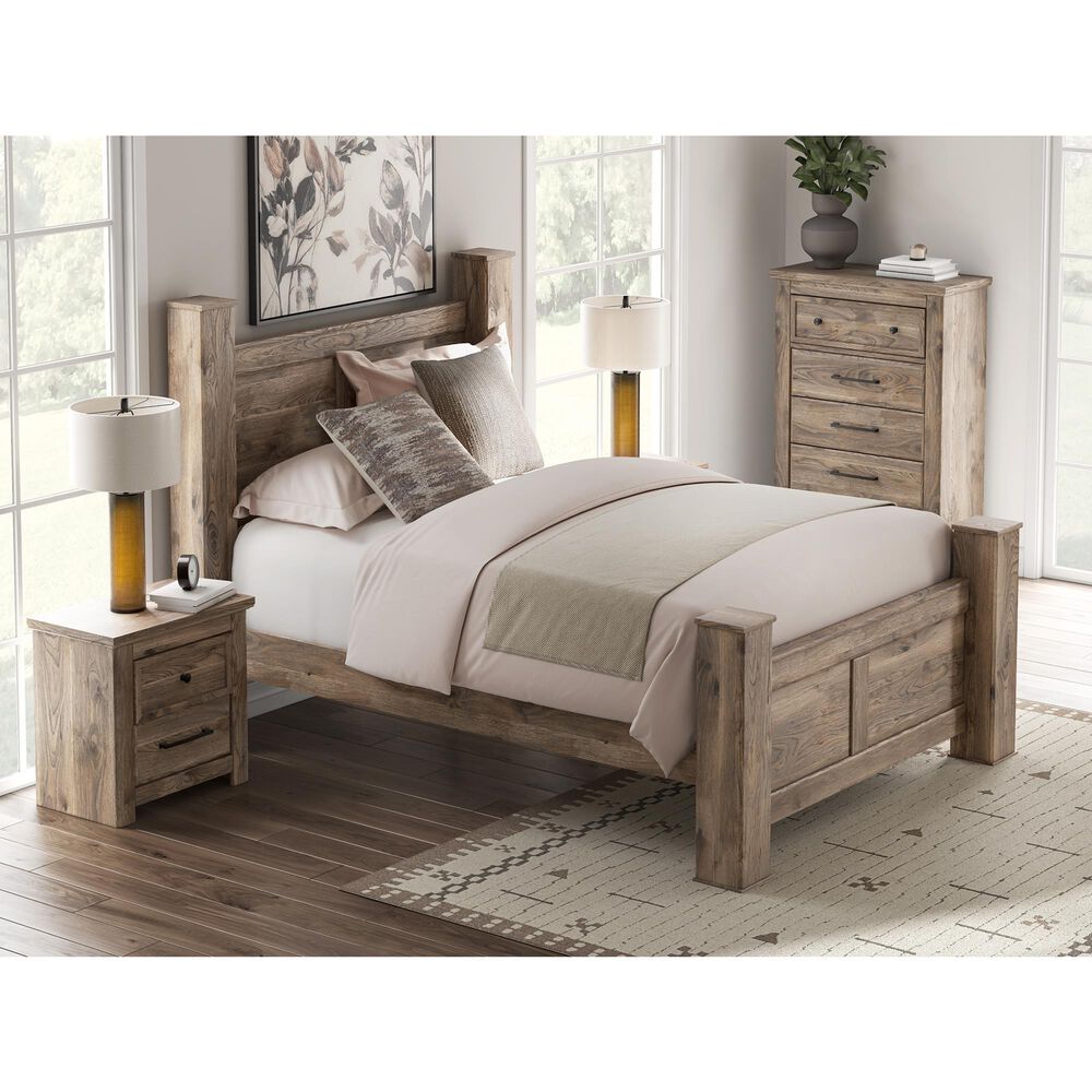 Ashley Rusticott 2-Drawer Nightstand in Brown, , large