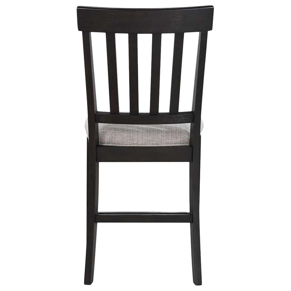 Steve Silver Halle 6-Piece Counter Height Dining Set in Ebony and Honey, , large