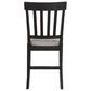 Steve Silver Halle 6-Piece Counter Height Dining Set in Ebony and Honey, , large