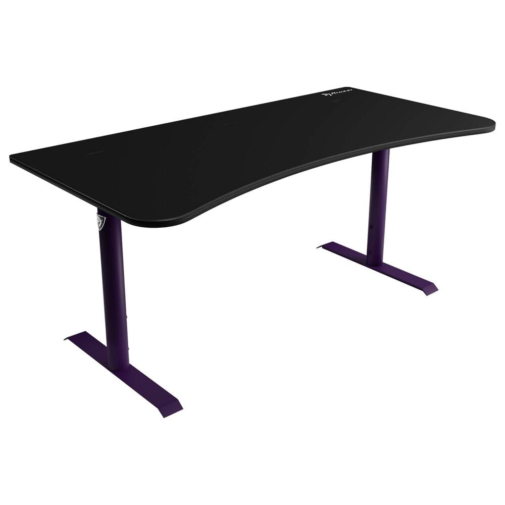 Arozzi Arena Gaming Desk in Deep Purple and Black, , large
