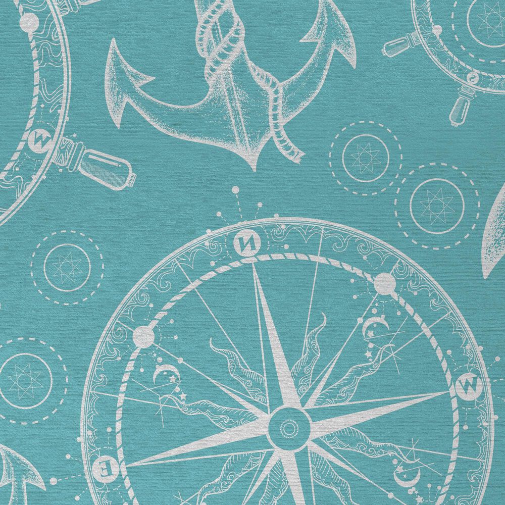 Dalyn Rug Company Harbor HA9 8&#39; Round Ocean Indoor/Outdoor Area Rug, , large